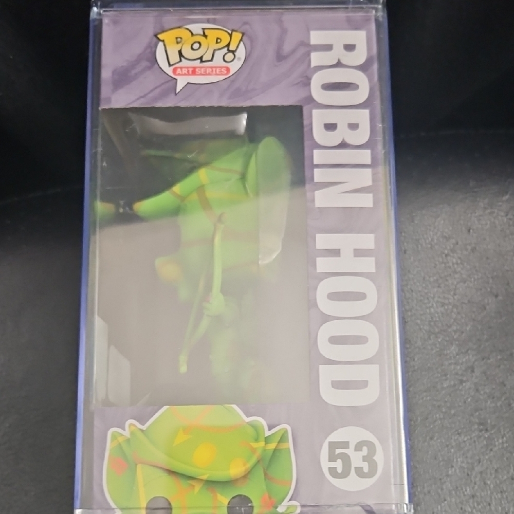 Funko Pop Art Series Disney Robin Hood Green Vinyl Figure - Picture 4 of 6